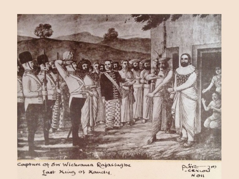 Capture of HM Sri Vikrama Rajasinha in 1815